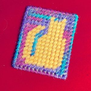 ✨ SOLD ✨ Vintage set of three handmade cat magnets